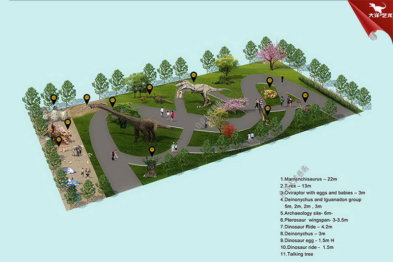 俄羅斯恐龍公園設(shè)計方案
